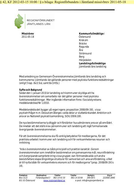 KommunfullmÃ¤ktiges protokoll 20120315 - Ãstersunds kommun