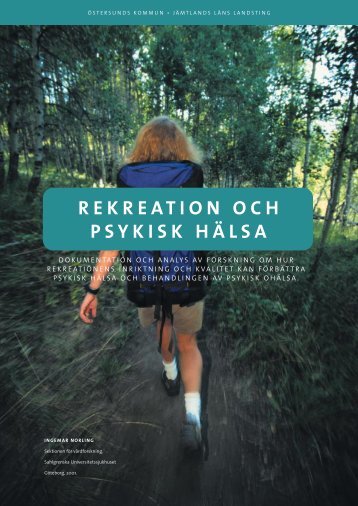 Rekreation och psykisk hÃ¤lsa - Vgregion.se