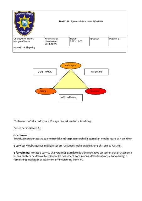 Om systematiskt arbetsmiljÃ¶arbete - Ãstersunds kommun