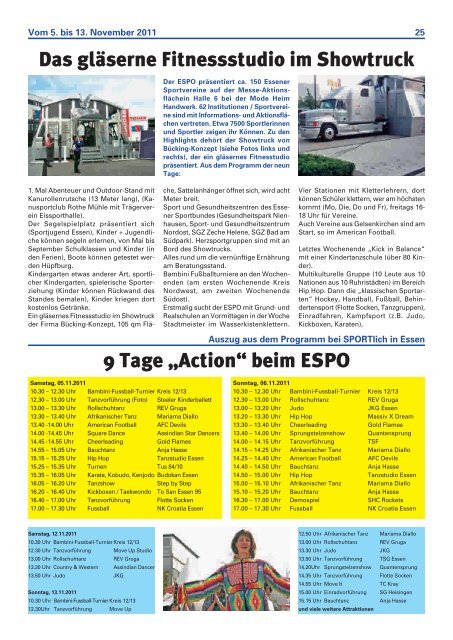 Mitten in Essen · Direkt an der B224 · Hans ... - Essener Sportbund