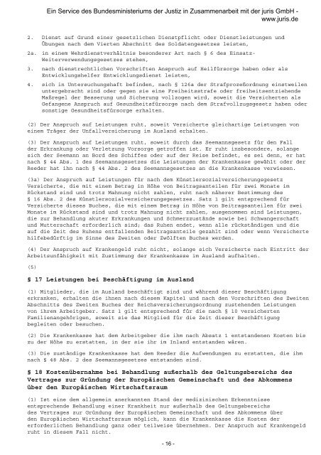 Sozialgesetzbuch (SGB) FÃ¼nftes Buch (V) - Gesetzliche ...