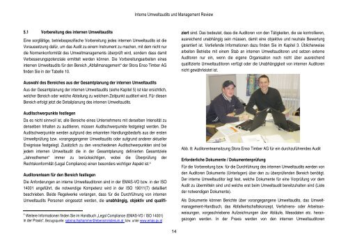 Interne Umweltaudits (EMAS-VO / ISO 14001) und Management ...