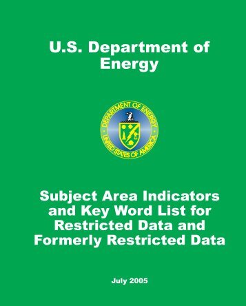 U.S. Department of Energy - OSTI