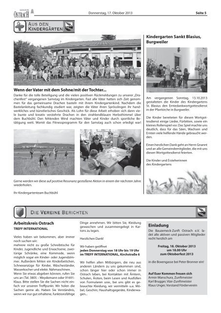 Mitteilungsblatt Woche 42 - Ostrach