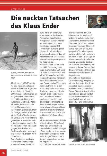 Die nackten Tatsachen des Klaus Ender