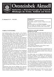 Ausgabe Mai 2013 - Gemeinde Oststeinbek