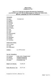 Protokoll zur Sitzung der Gemeindevertretung am 27.05.2013
