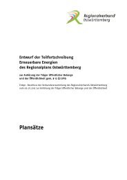 Plansätze - Regionalverband Ostwürttemberg