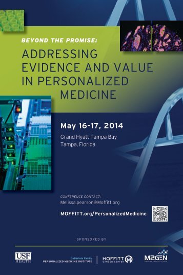 Moffitt Personalized Medicine Conference Brochure