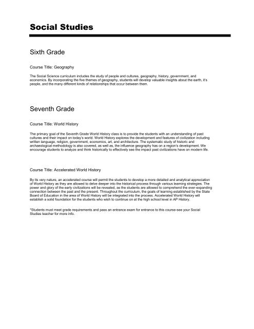 Course Catalog - Oswego Community Unit School District 308