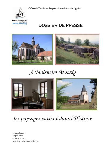 A Molsheim-Mutzig les paysages entrent dans l'Histoire - Office de ...