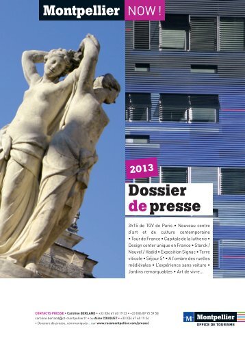 Dossier depresse - Office de Tourisme de Montpellier