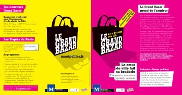 Jeu-concours Grand Bazar