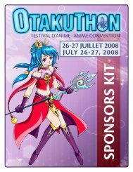 Sponsorship Kit (pdf) - Otakuthon