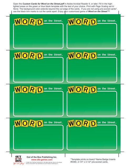 Custom Cards for Word on the Street.pdf - Out of the Box Publishing