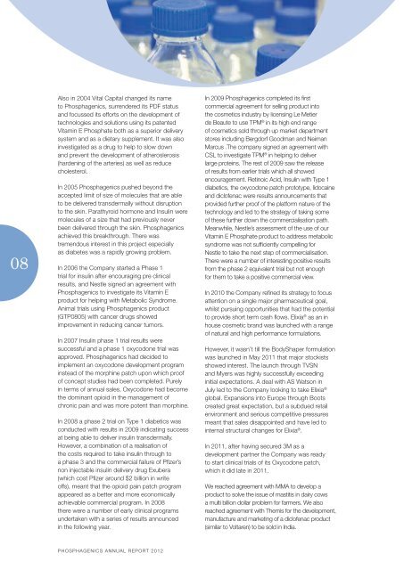 2013 Apr 15 Annual Report 2012 - Phosphagenics