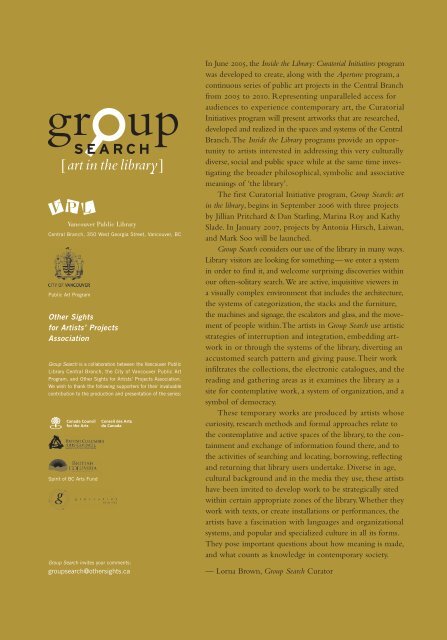 Download Brochure 2006 (PDF — 1.2MB) - Other Sights