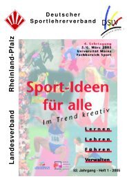 Landesverband Rheinland-Pfalz Deutscher Sportlehrerverband
