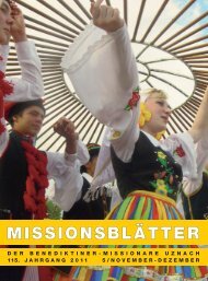 MISSIONSBLÄTTER - Abtei St. Otmarsberg Uznach