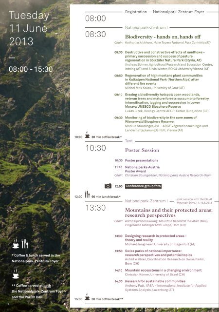 5th Symposium for Research in Protected Areas