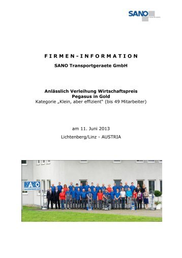 SANO Transportgeraete GmbH