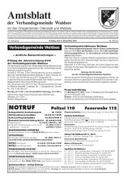 Kalenderwoche 44 - Verbandsgemeinde Waldsee