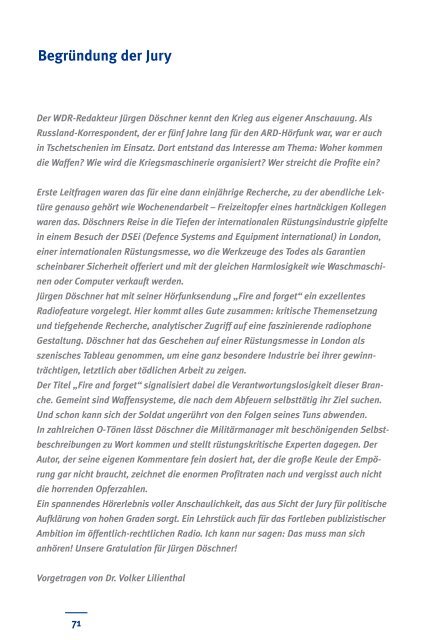 BEST OF Otto Brenner Preis 2008 Kritischer Journalismus