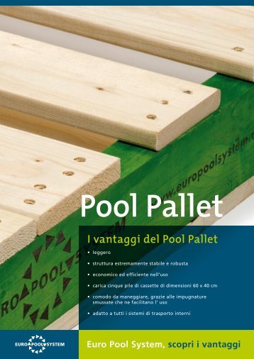 I vantaggi del Pool Pallet - Euro Pool System