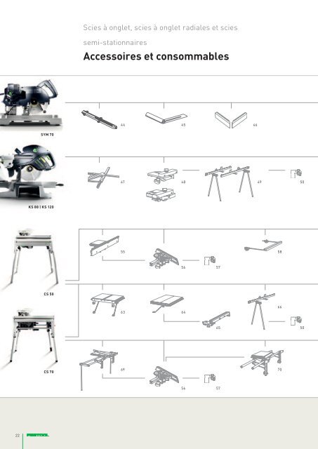 Accessoires et consommables - Festool