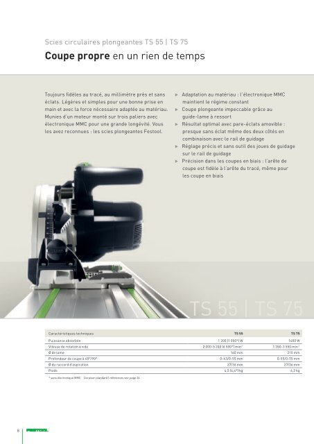 Accessoires et consommables - Festool