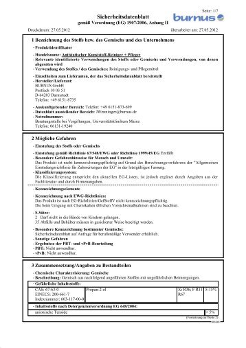 Kunststoffreiniger antistatisch (PDF, 0.03 MB) - OTTO WOLFF ...