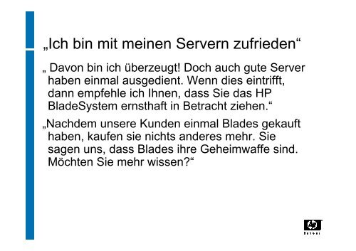 Warum es sich lohnt, HP Blade Server zu - CST Gmbh