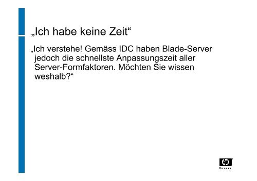 Warum es sich lohnt, HP Blade Server zu - CST Gmbh