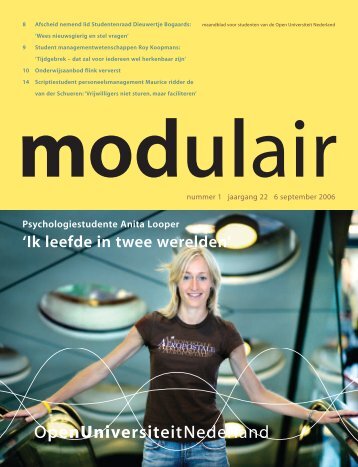 Modulair 1 (jaargang 22, 6 september 2006) - Open Universiteit ...