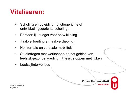 Vitaliteit en leeftijd