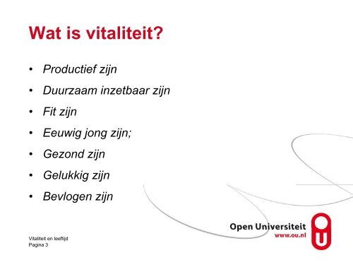 Vitaliteit en leeftijd