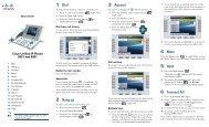 Cisco Unified IP Phone 9951 and 8961 Quick Start for Cisco Unified ...