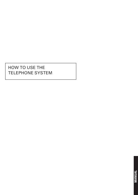 how to use the telephone system - IT Services