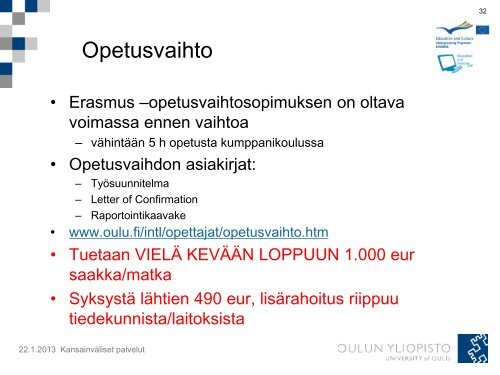 Kooste esityksistÃ¤18.1.2013 - Oulu
