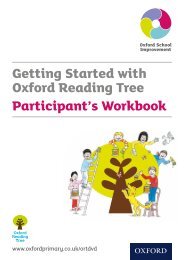 Getting Started with Oxford Reading Tree Participant's Workbook