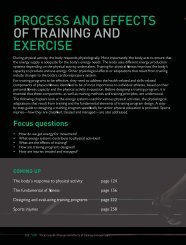 Chapter 4 - Process and effects of training and exercise