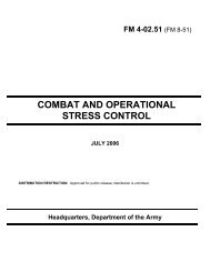 combat and operational stress control - Army Electronic Publications ...