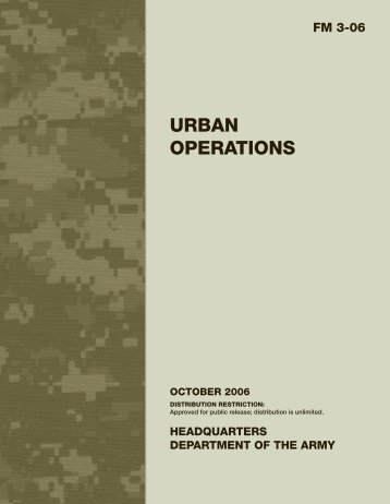 URBAN OPERATIONS - Army Electronic Publications & Forms - U.S. ...