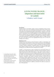 LIVING WITH CHANGE: adaptation and innovation in ... - Our Planet