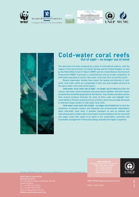 Cold-water coral reefs - WWF UK