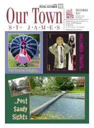 November 2012 Volume 26 Number 1 - Our Town | St. James, NY