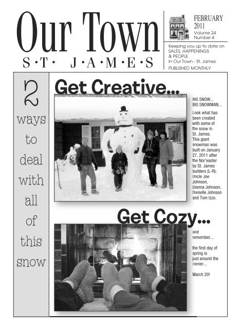 Get Creative... Get Cozy... - Our Town | St. James, NY