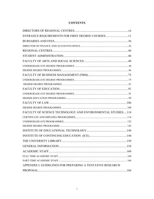 Prospectus POULTRY COURSES