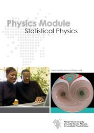 Statistical Physics - The Open University of Tanzania