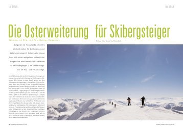 Skitouren im Rila- und Pirin-Gebirge Bulgariens - outdoor guide